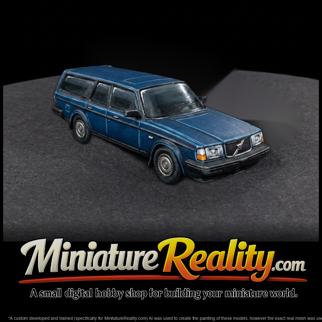Classic Volvo-Style Station Wagon for Layouts