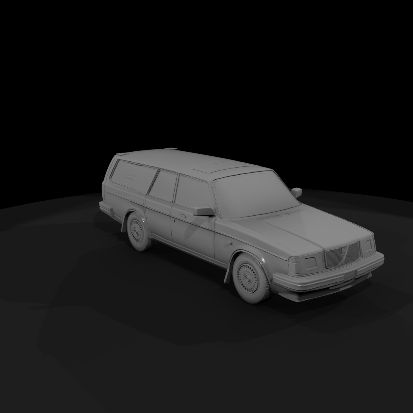 Classic Volvo-Style Station Wagon for Layouts