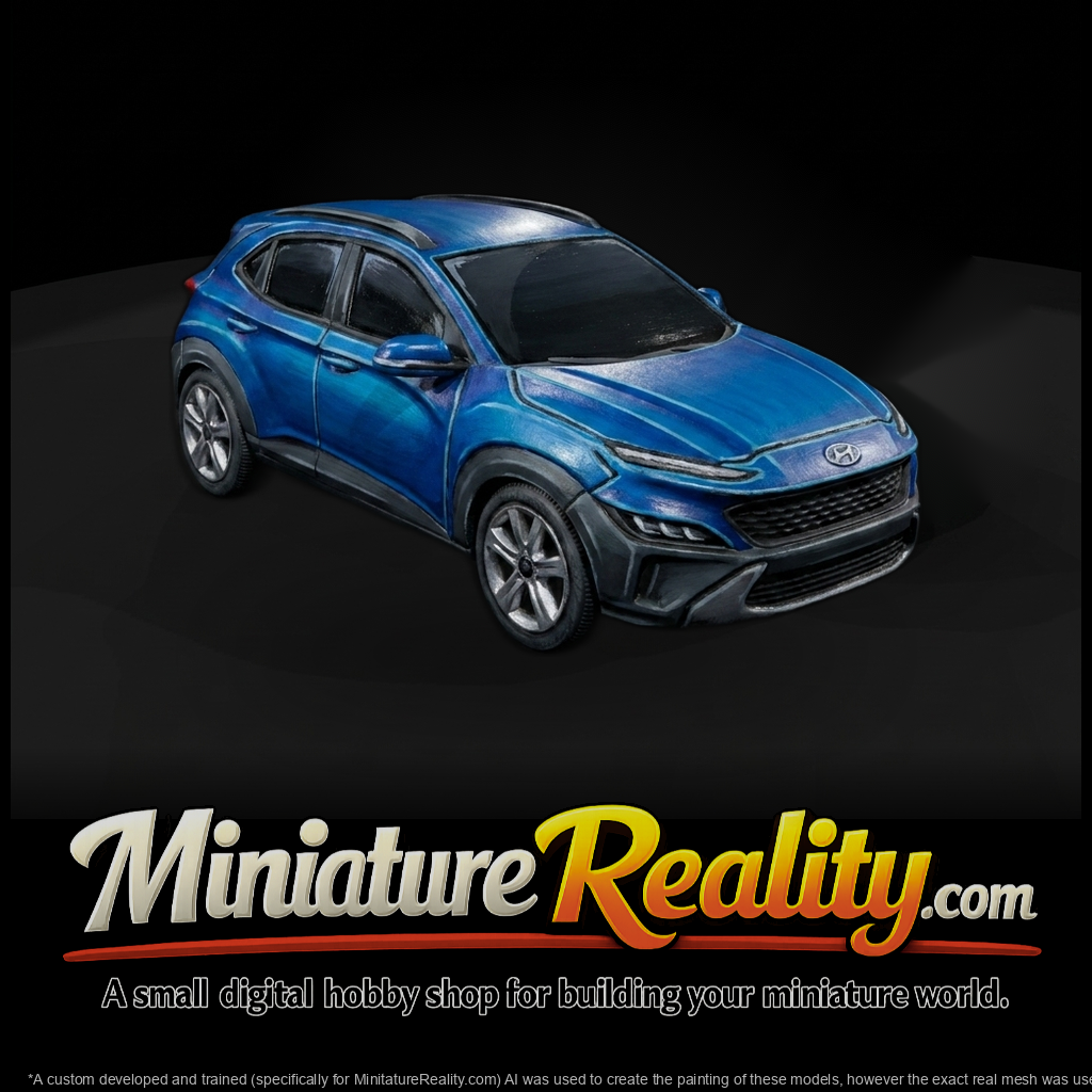 Compact Crossover SUV — Modern Urban Diorama Vehicle