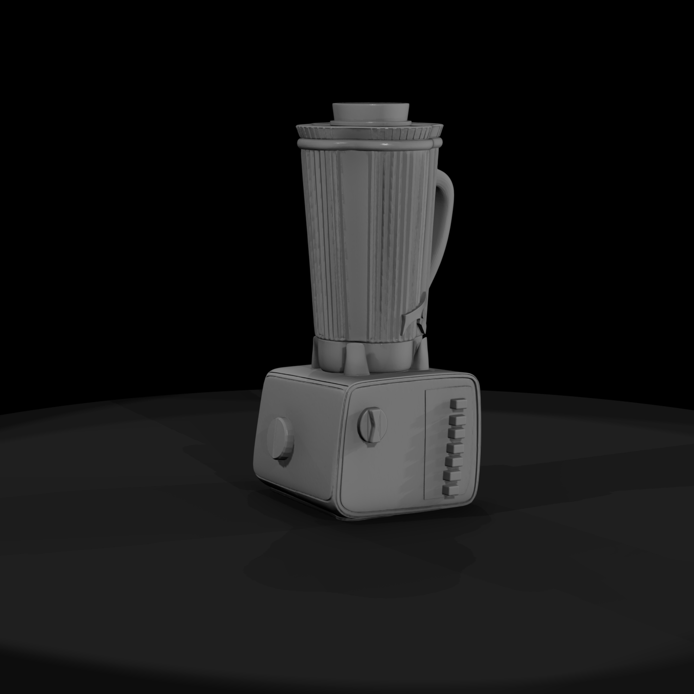 Countertop blender prop for dioramas and layouts