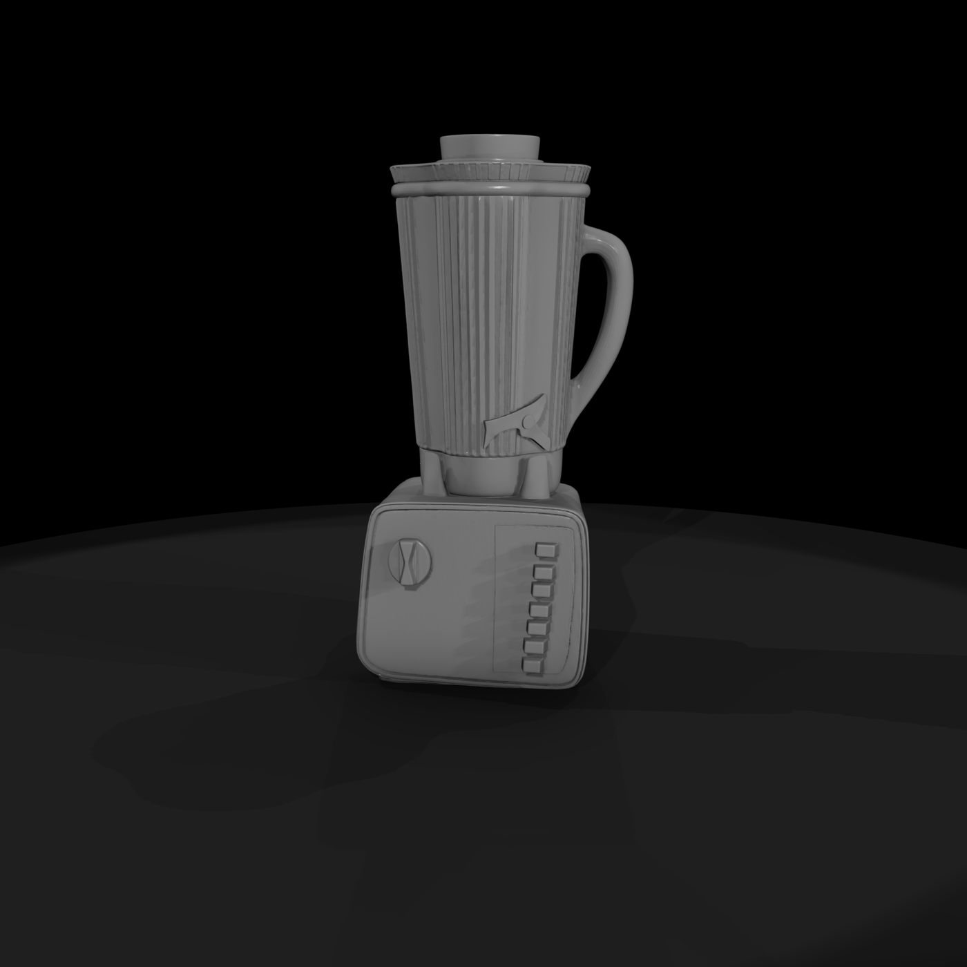 Countertop blender prop for dioramas and layouts