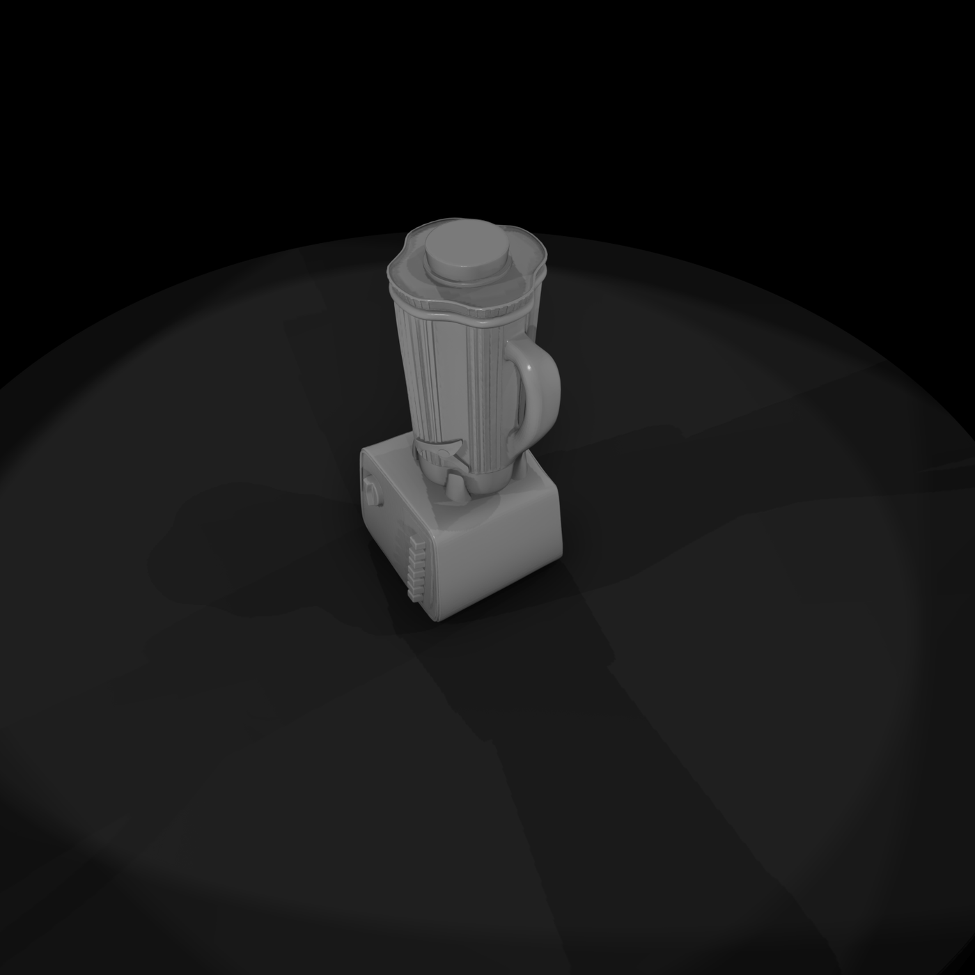 Countertop blender prop for dioramas and layouts