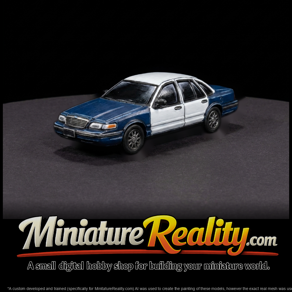 Crown Victoria–style four-door sedan and lay