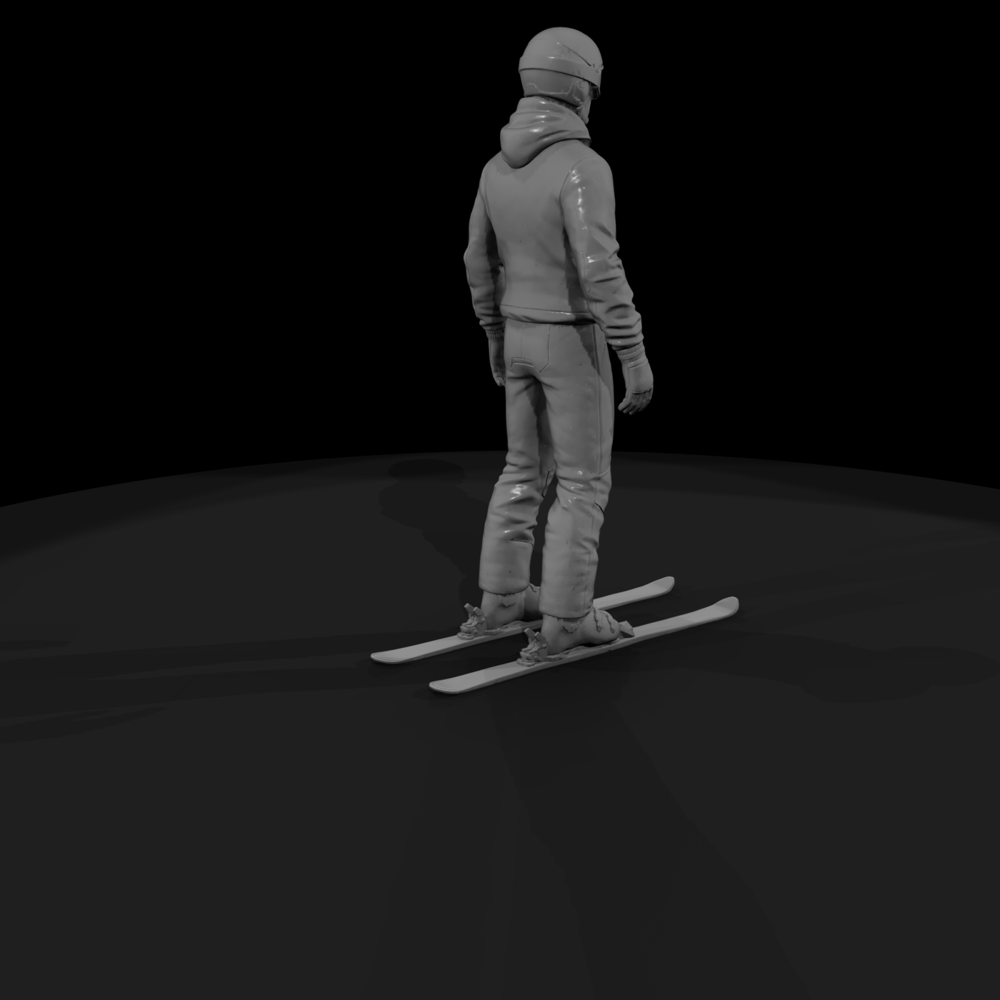 Downhill Skier Figure