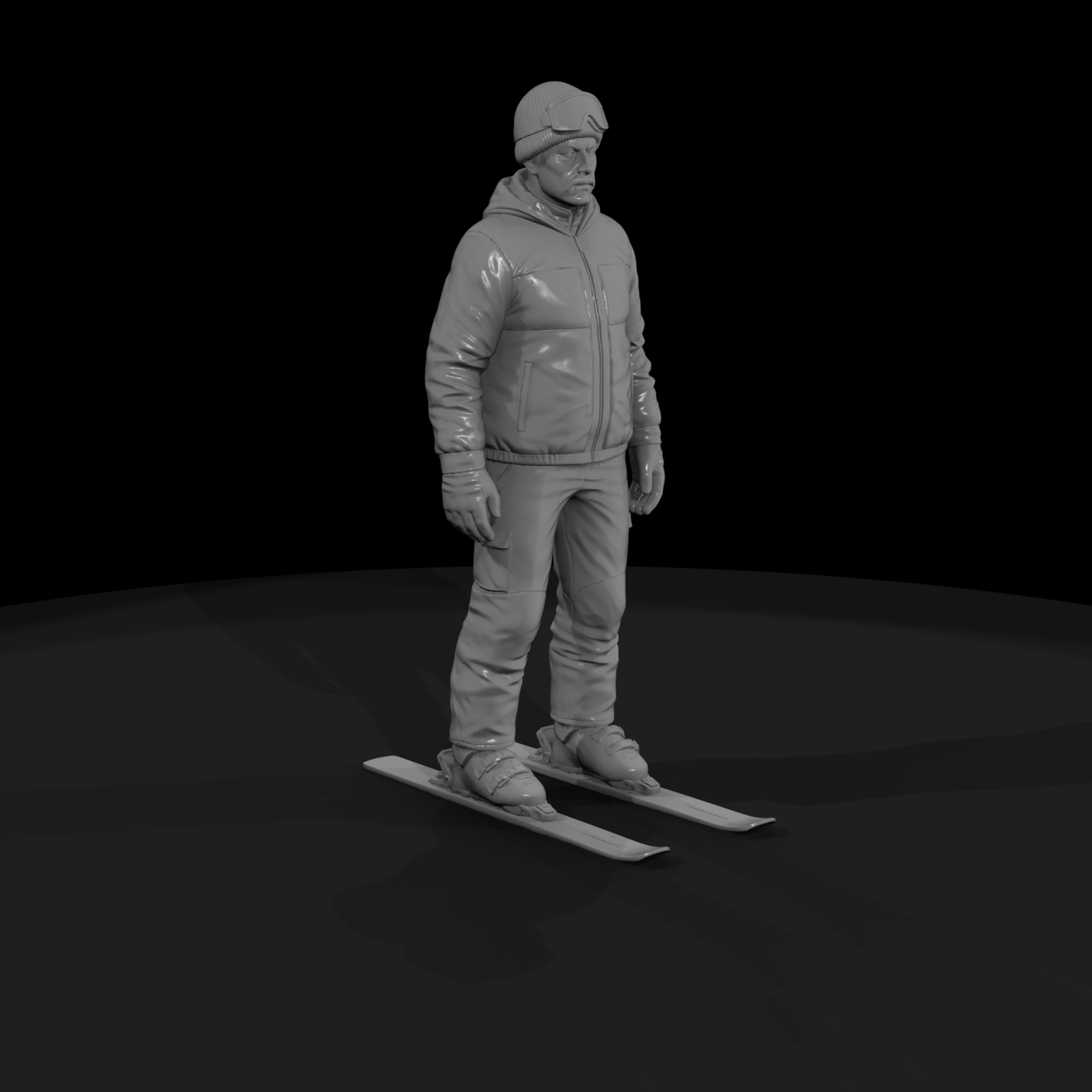 Downhill Skier Figure