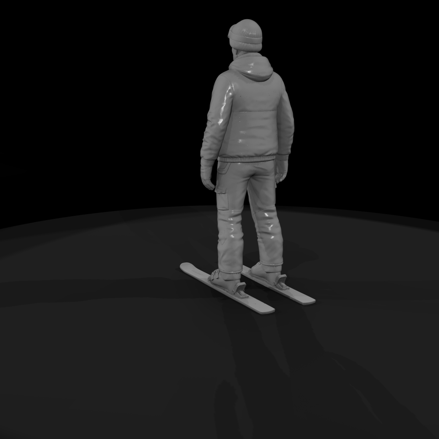 Downhill Skier Figure