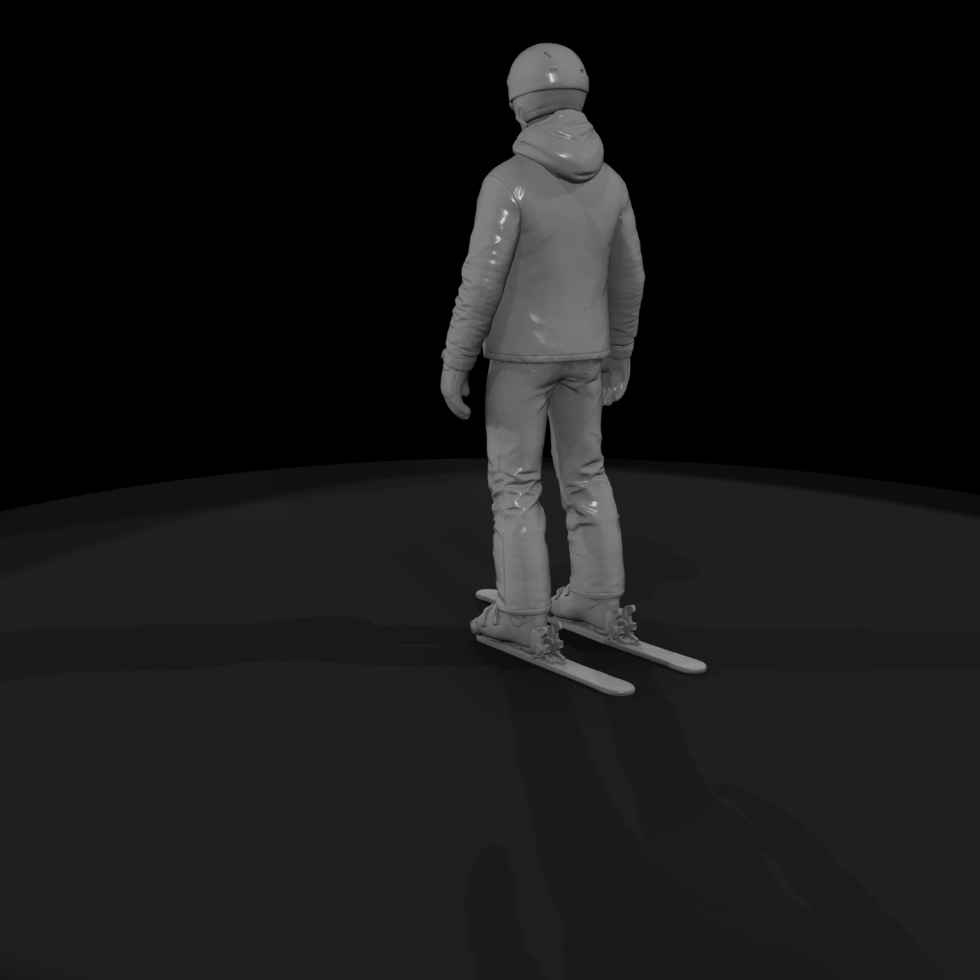Downhill Skier Figure