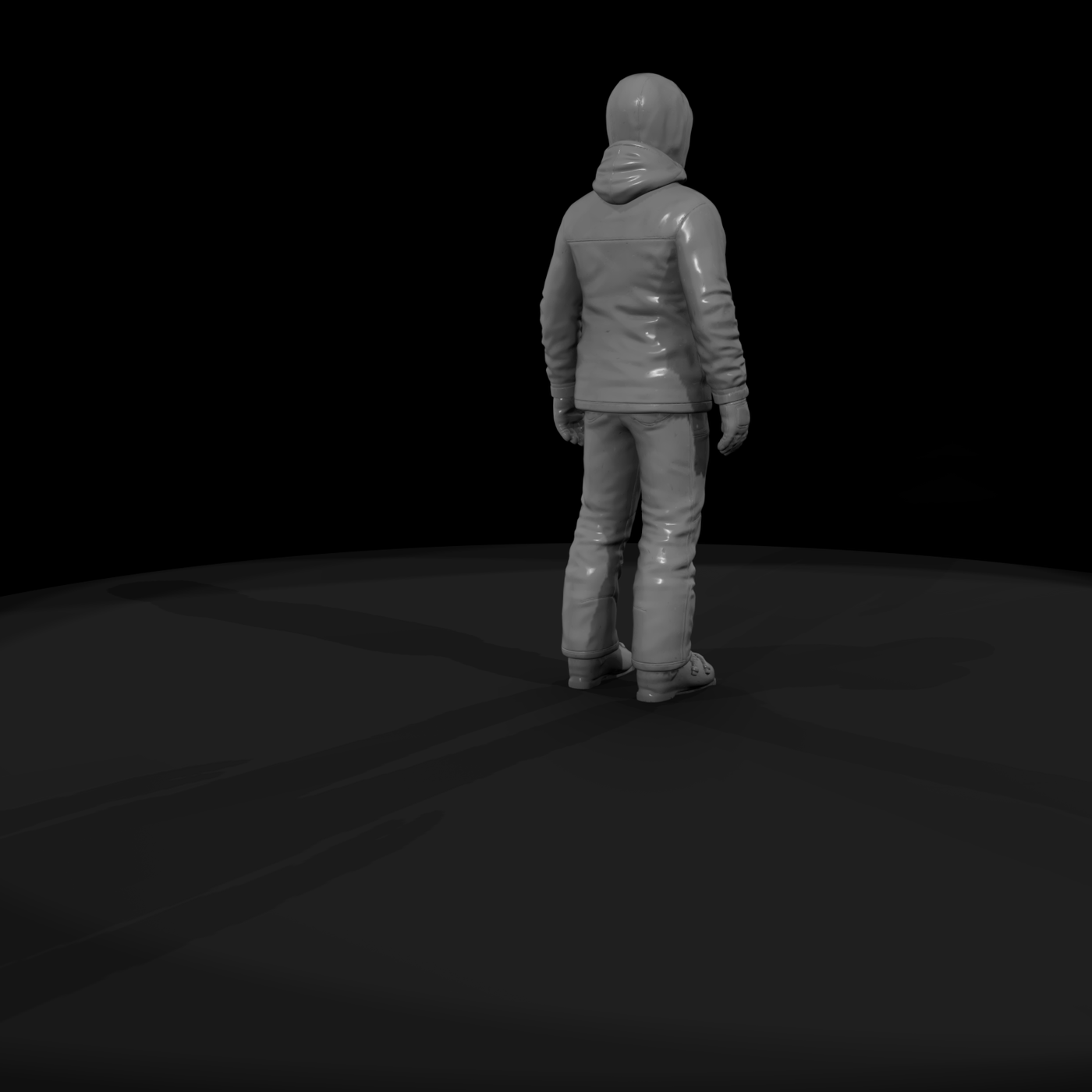 Downhill Skier Figure