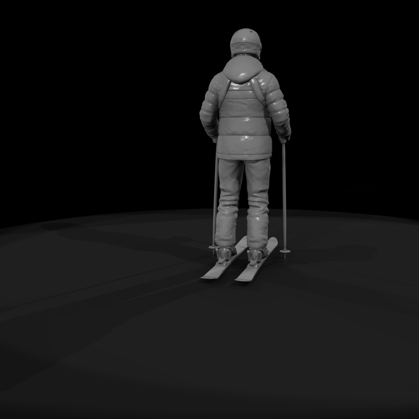 Downhill Skier Figure