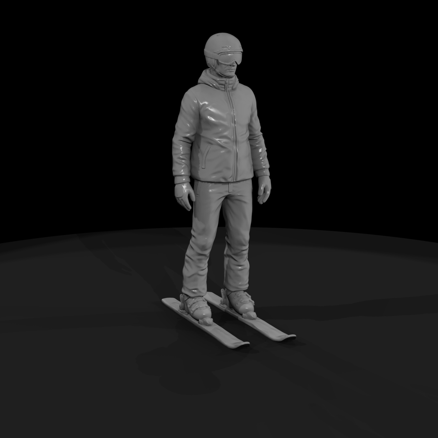 Downhill Skier Figure