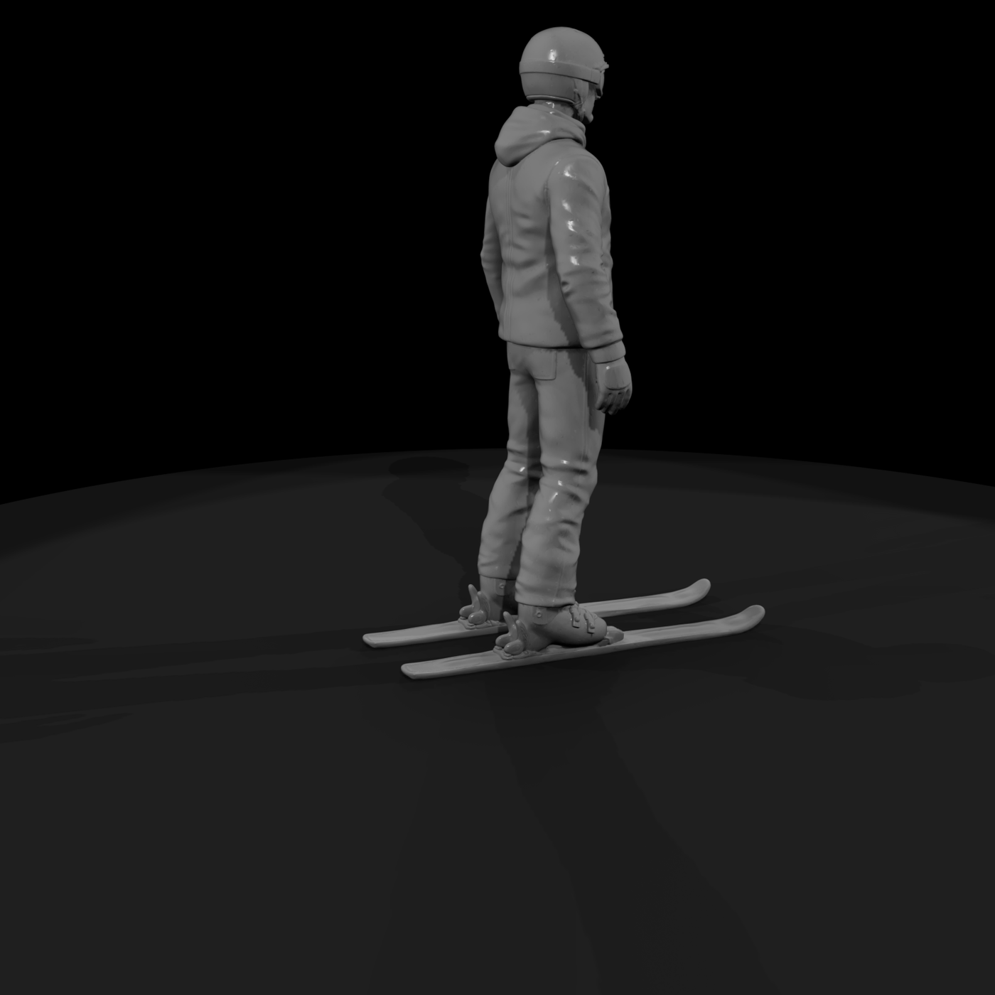 Downhill Skier Figure