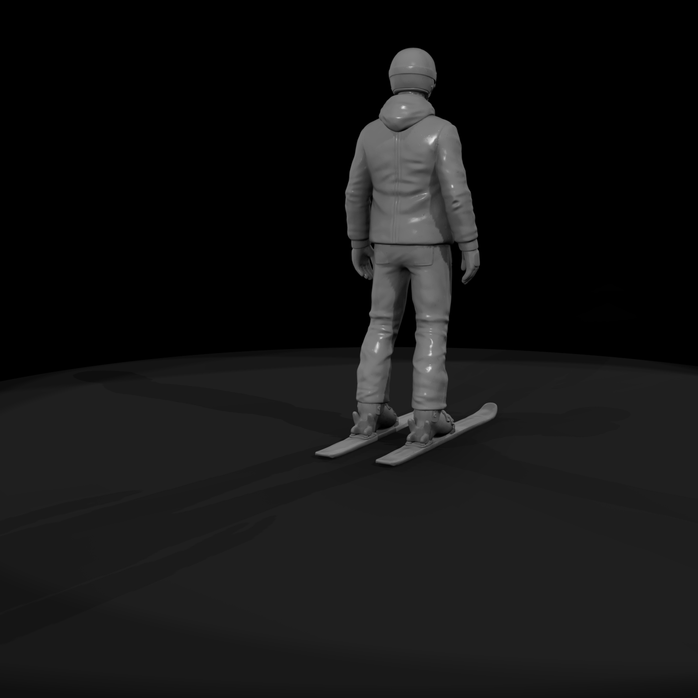 Downhill Skier Figure