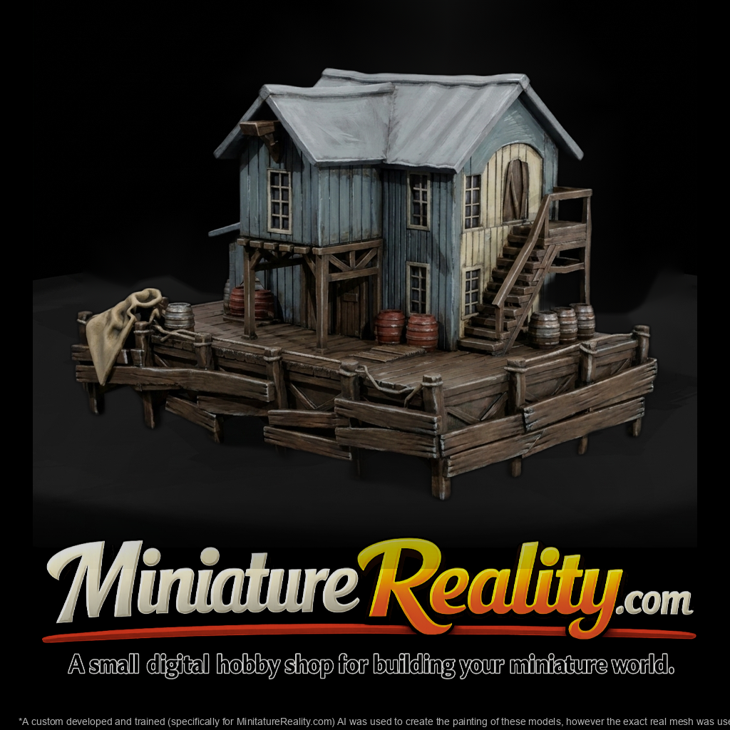 Dockside Fishing Shack & Railway Layouts