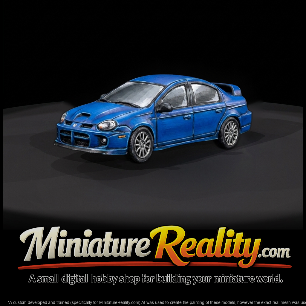 Dodge Neon SRT-4 HO 1:87 car model for dioramas