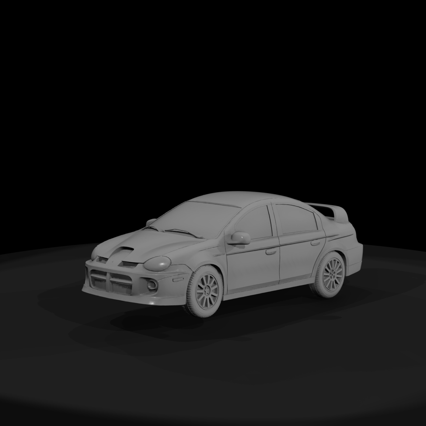 Dodge Neon SRT-4 HO 1:87 car model for dioramas