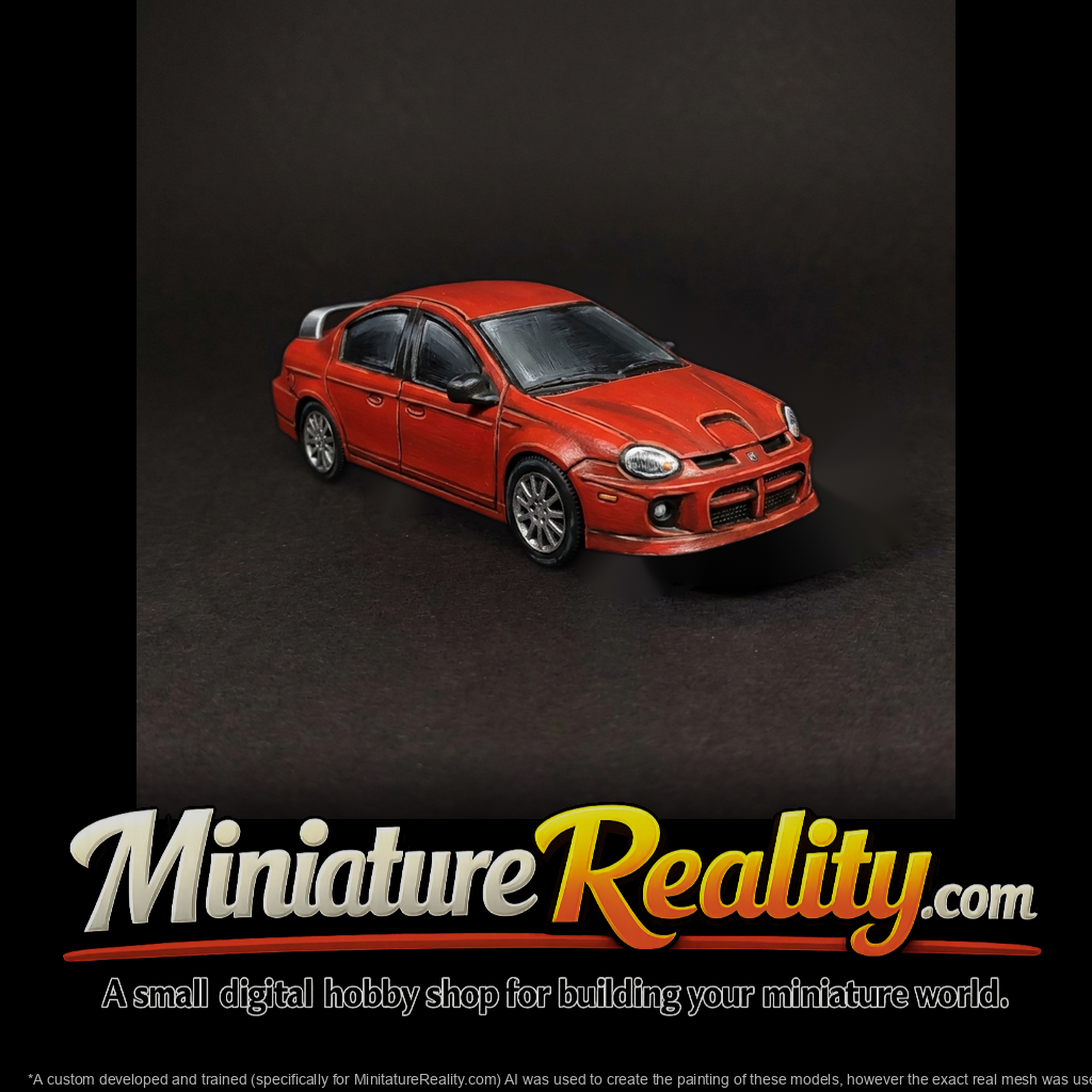Dodge Neon SRT-4 HO 1:87 Car for Dioramas