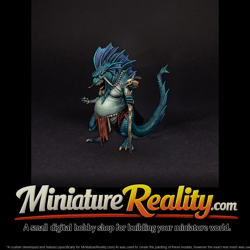 Fish Shaman Fantasy Miniature