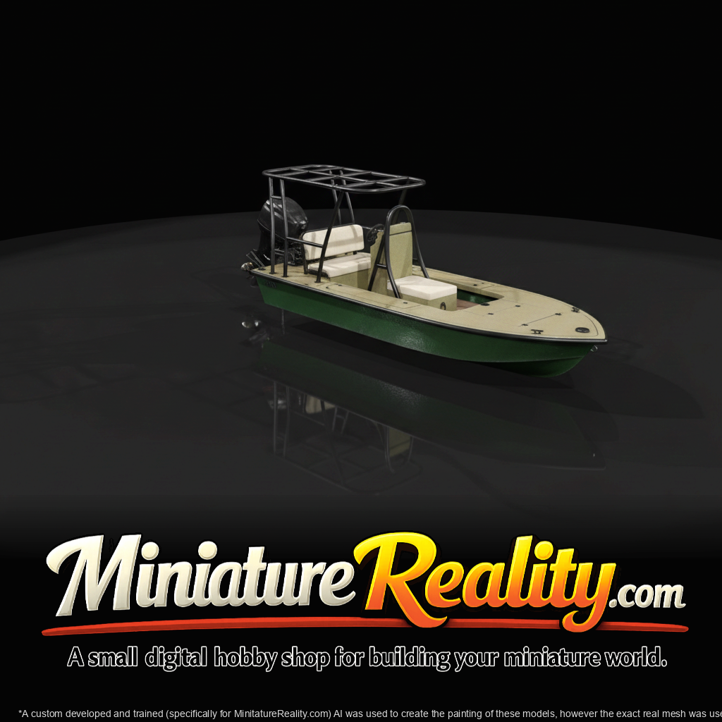 Flat Skiff Boat (estimated)