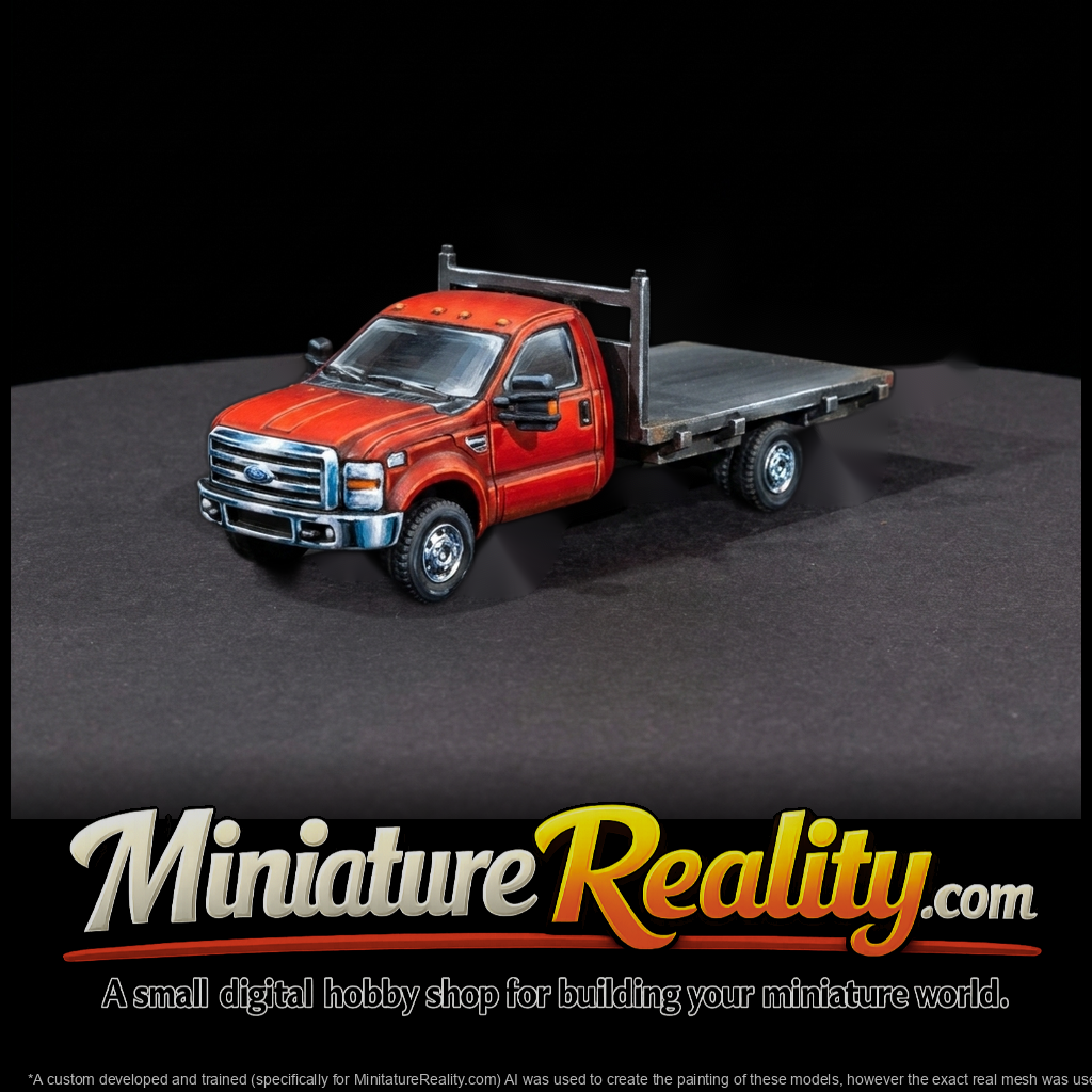 Ford-style Flatbed Pickup Truck — Vehicle