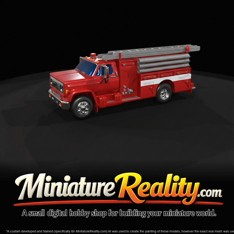 Ford C600 firetruck mesh