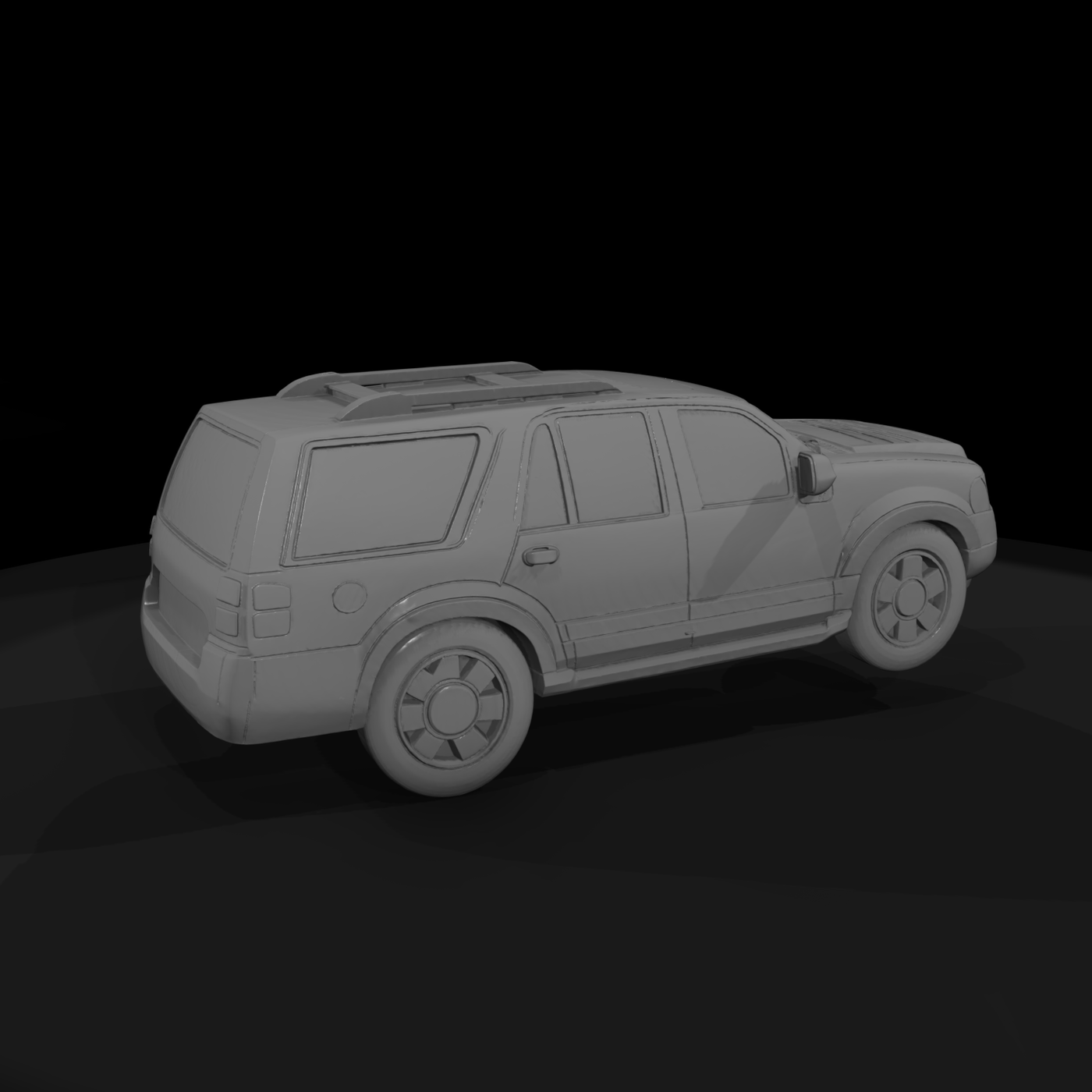 Ford Expedition–style SUV for Dioramas