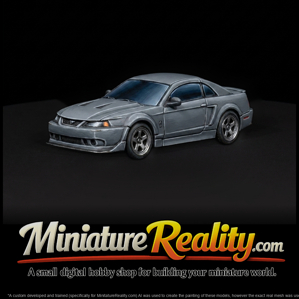Ford Mustang-style coupe and layouts