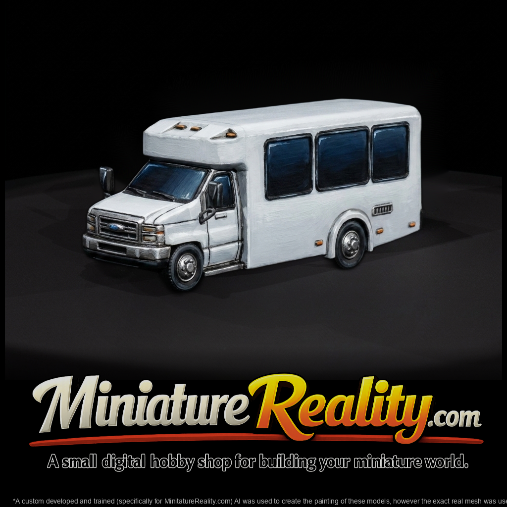 Ford Shuttle Van HO 1:87 — Diorama & Model Railroading