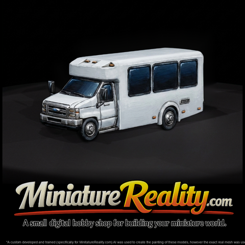 Ford Shuttle Van HO 1:87 — Diorama & Model Railroading