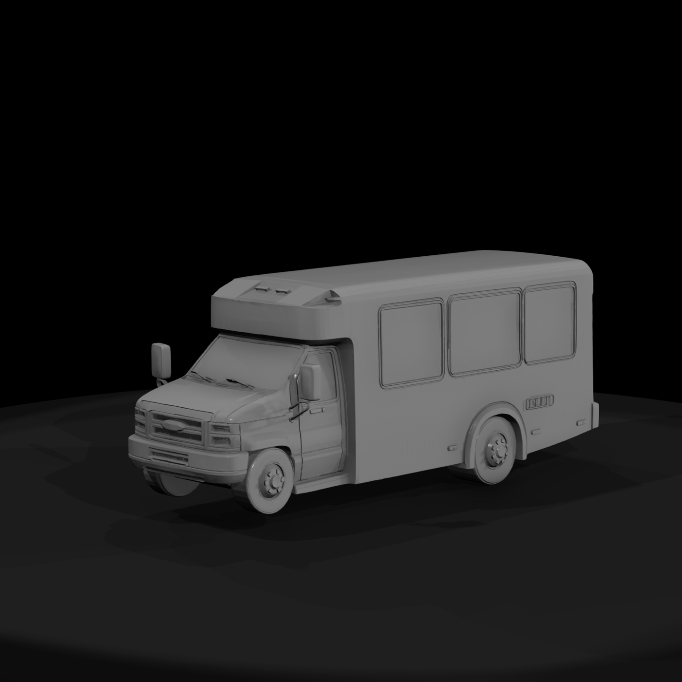 Ford Shuttle Van HO 1:87 — Diorama & Model Railroading