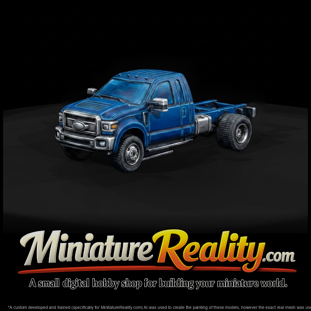 Ford heavy-duty pickup chassis and layouts