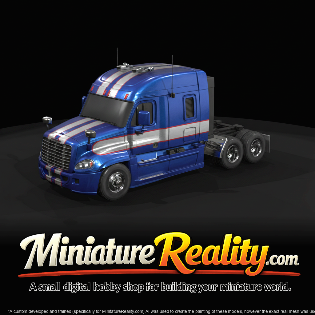 Freightliner Cascadia XT Tractor Truck 3axle 2007 600 0003 (2000s)