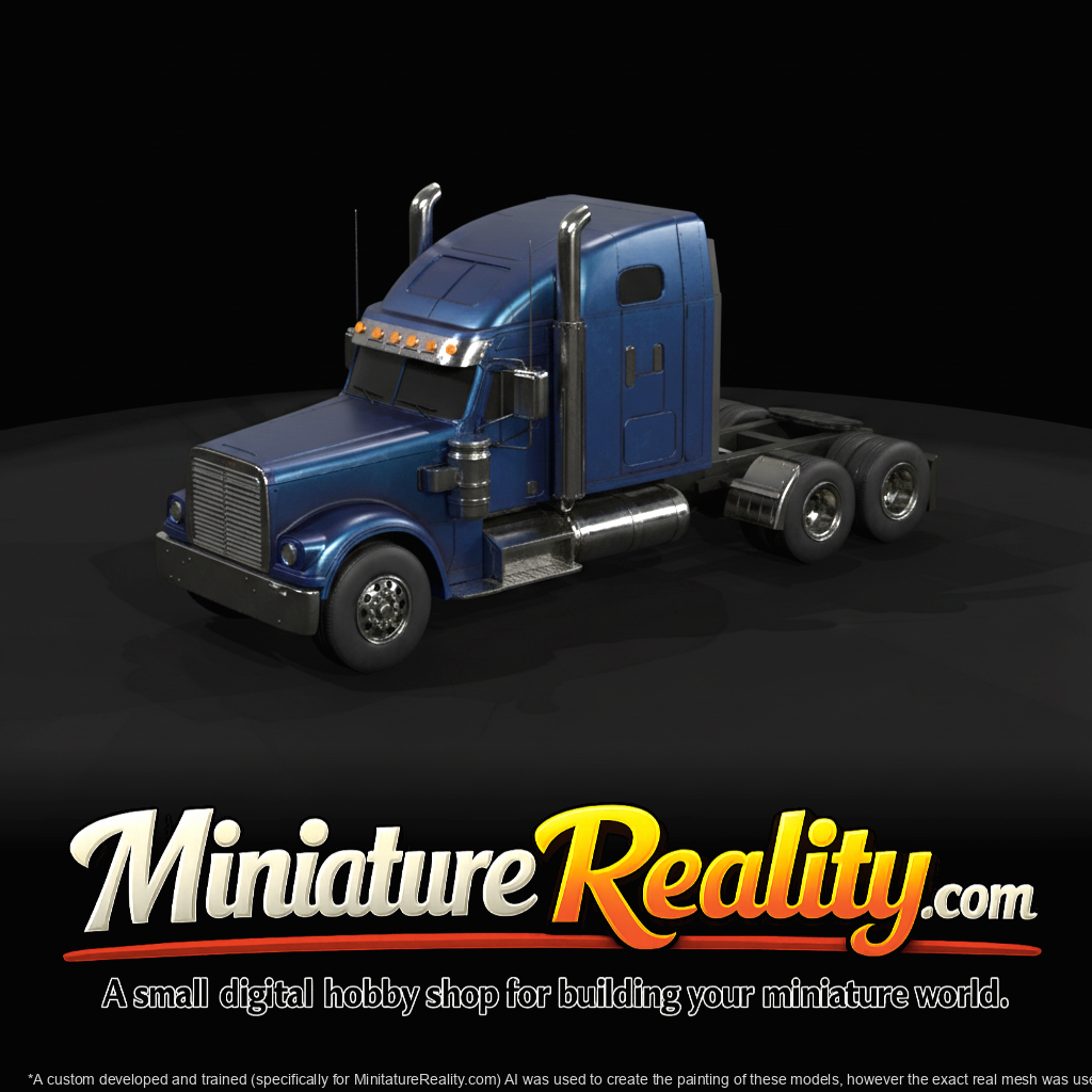 Freightliner Coronado Tractor Truck 3axle 2009 600 0003 (2000s)
