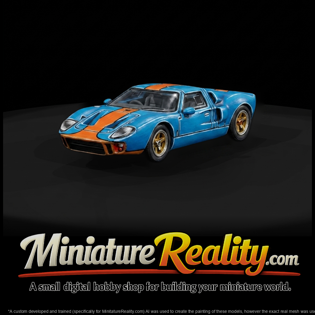 GT40-style classic race car