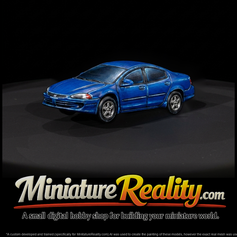 Generic Full-Size Sedan for HO Dioramas & Model Railroads