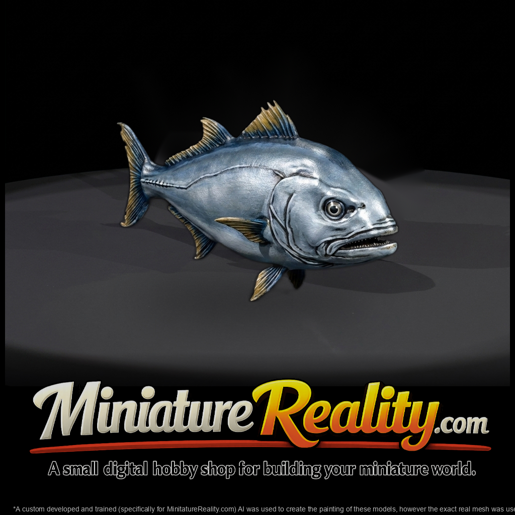 Giant Trevally Fish & Display