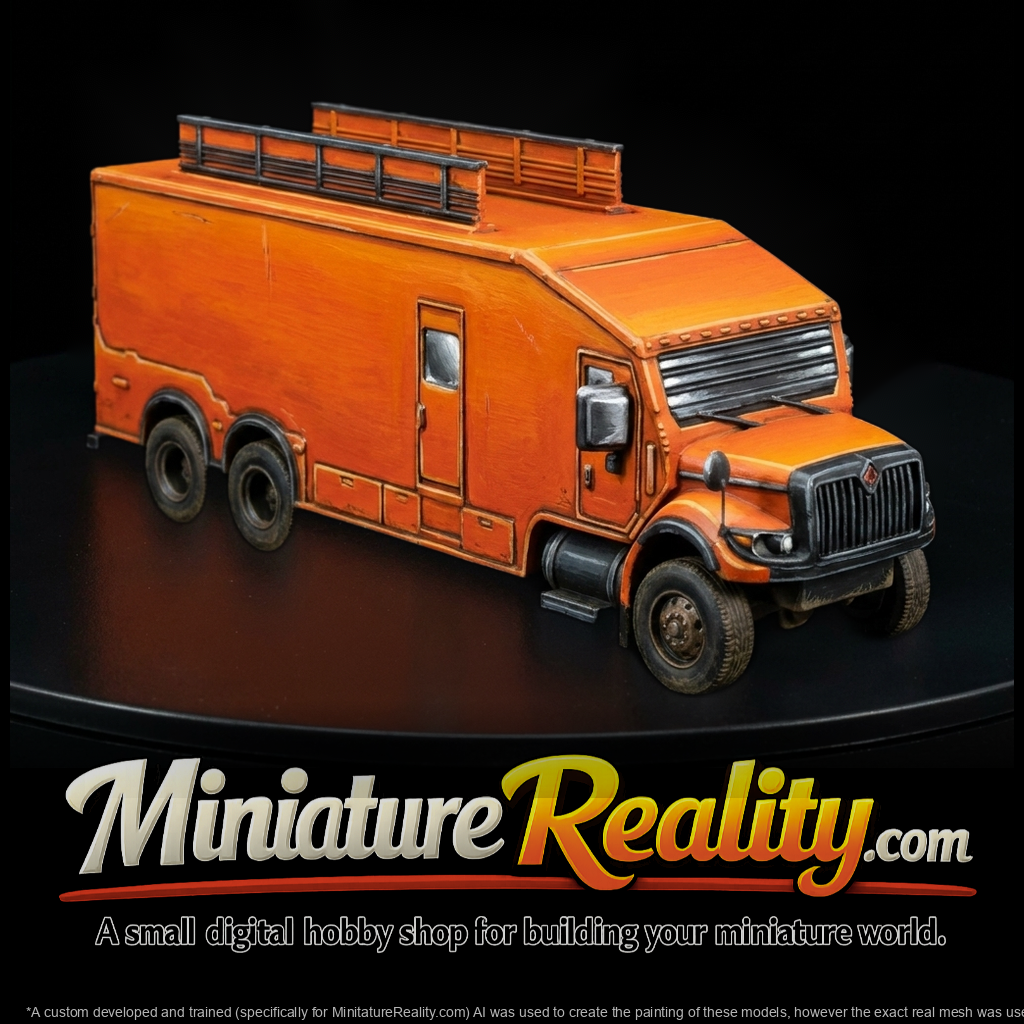 HO 1:87 Heavy Duty Box Truck for Dioramas