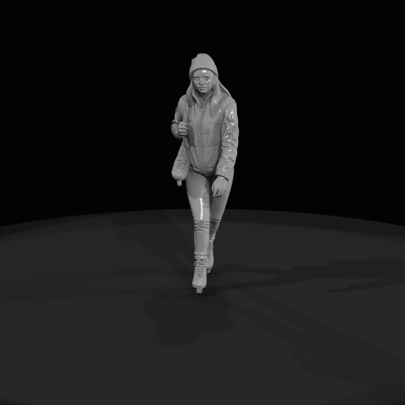 Ice Skater Figure (estimated) — Skater