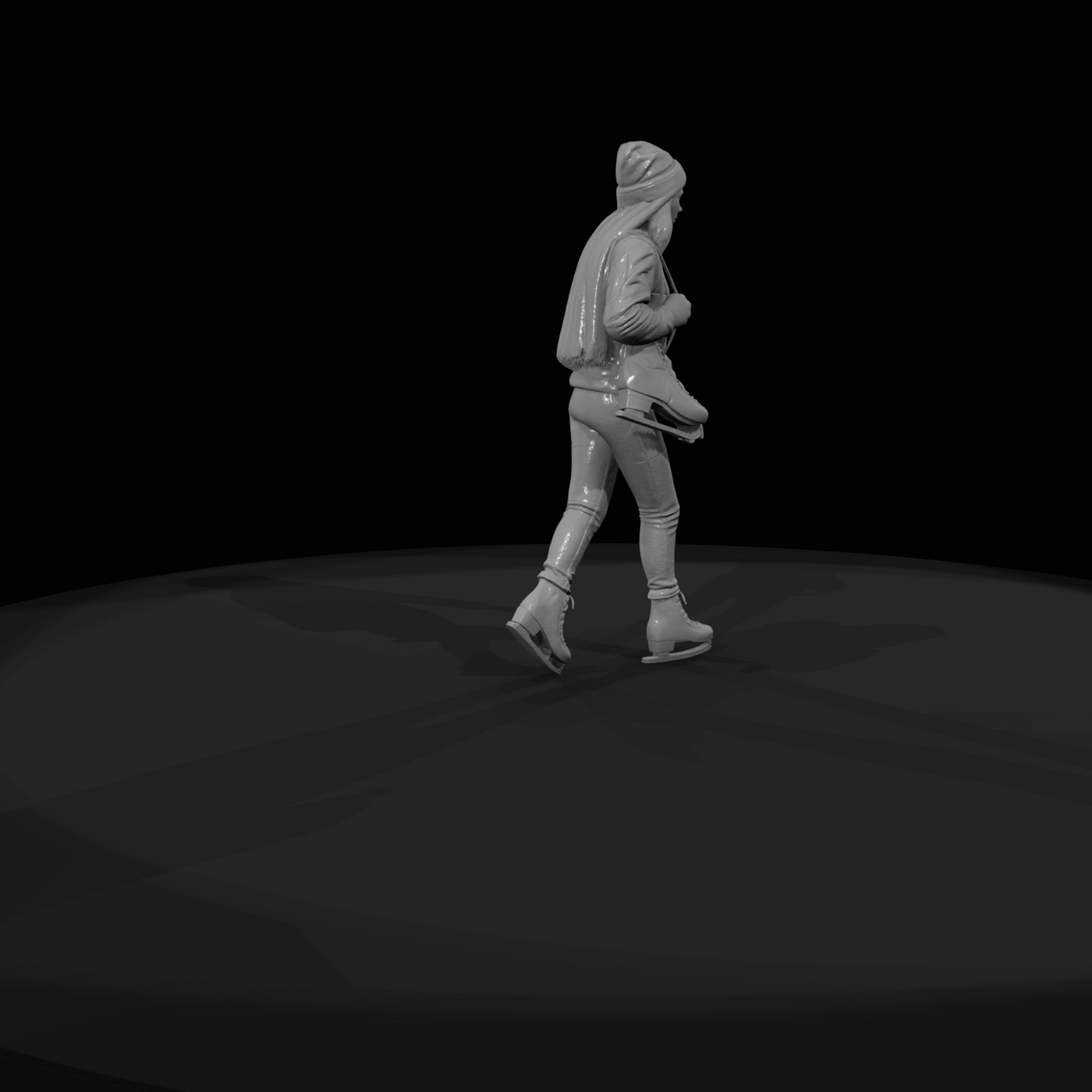 Ice Skater Figure (estimated) — Skater