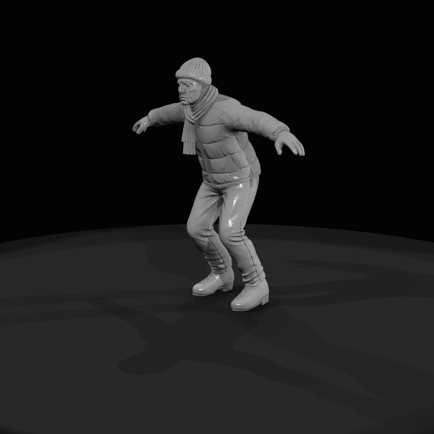 Ice Skater Figure (estimated) — Skater