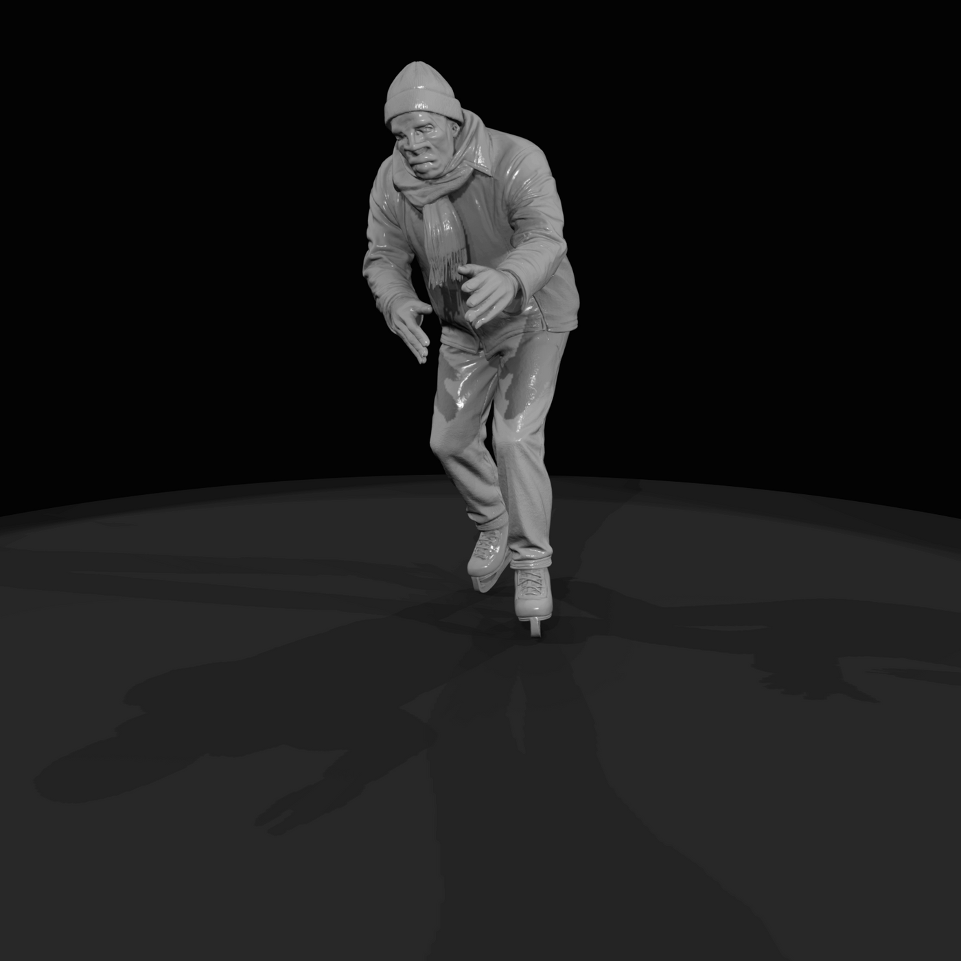 Ice Skater Figure (estimated) — Skater
