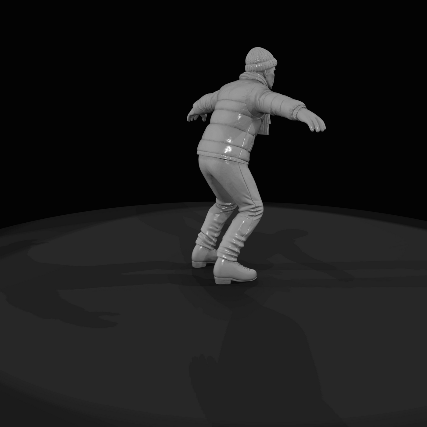 Ice Skater Figure (estimated) — Skater