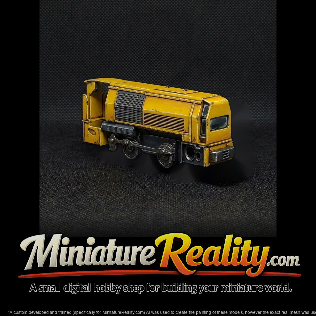 Industrial Narrow-Gauge Locomotive — HO 1:87 for Dioramas