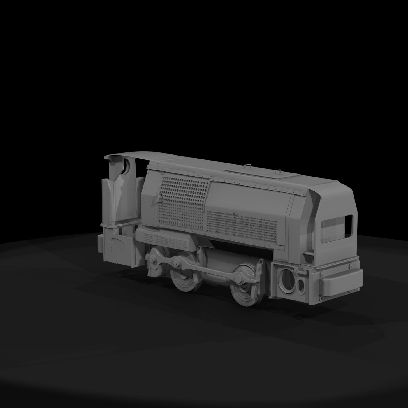 Industrial Narrow-Gauge Locomotive — HO 1:87 for Dioramas