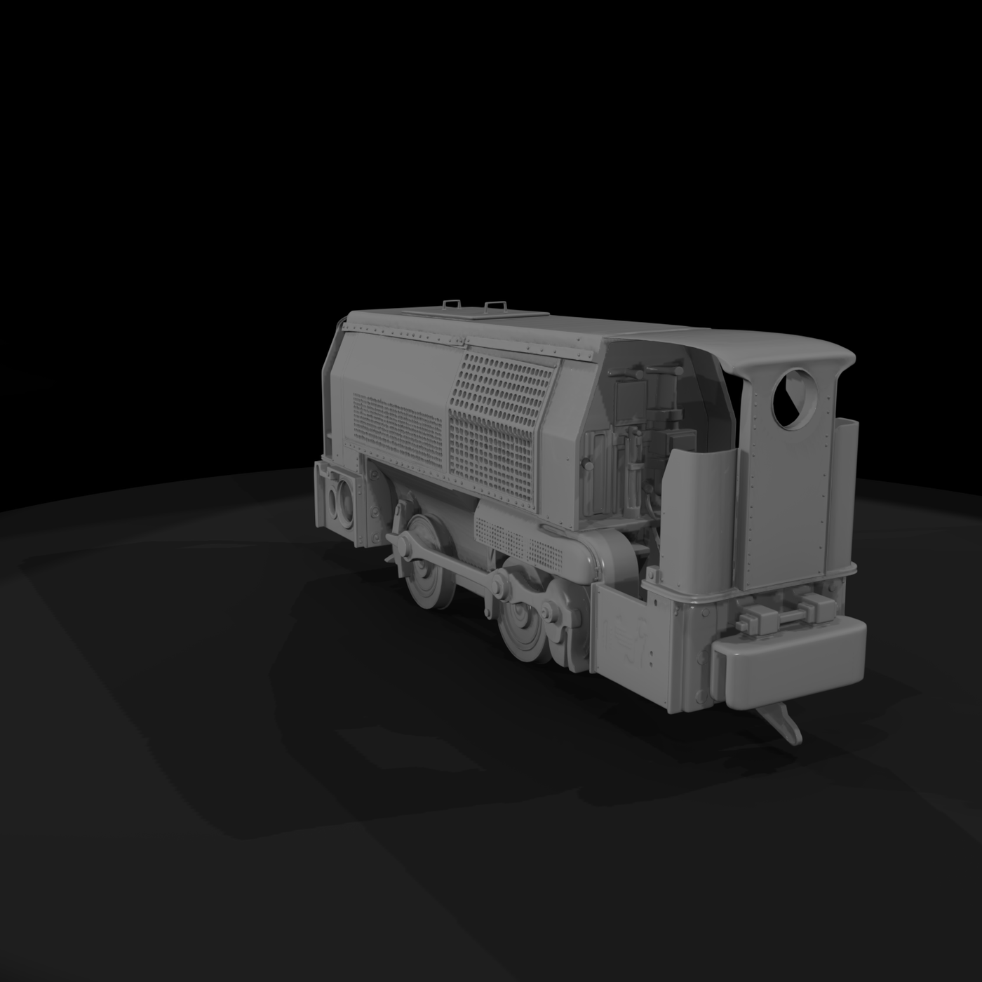 Industrial Narrow-Gauge Locomotive — HO 1:87 for Dioramas