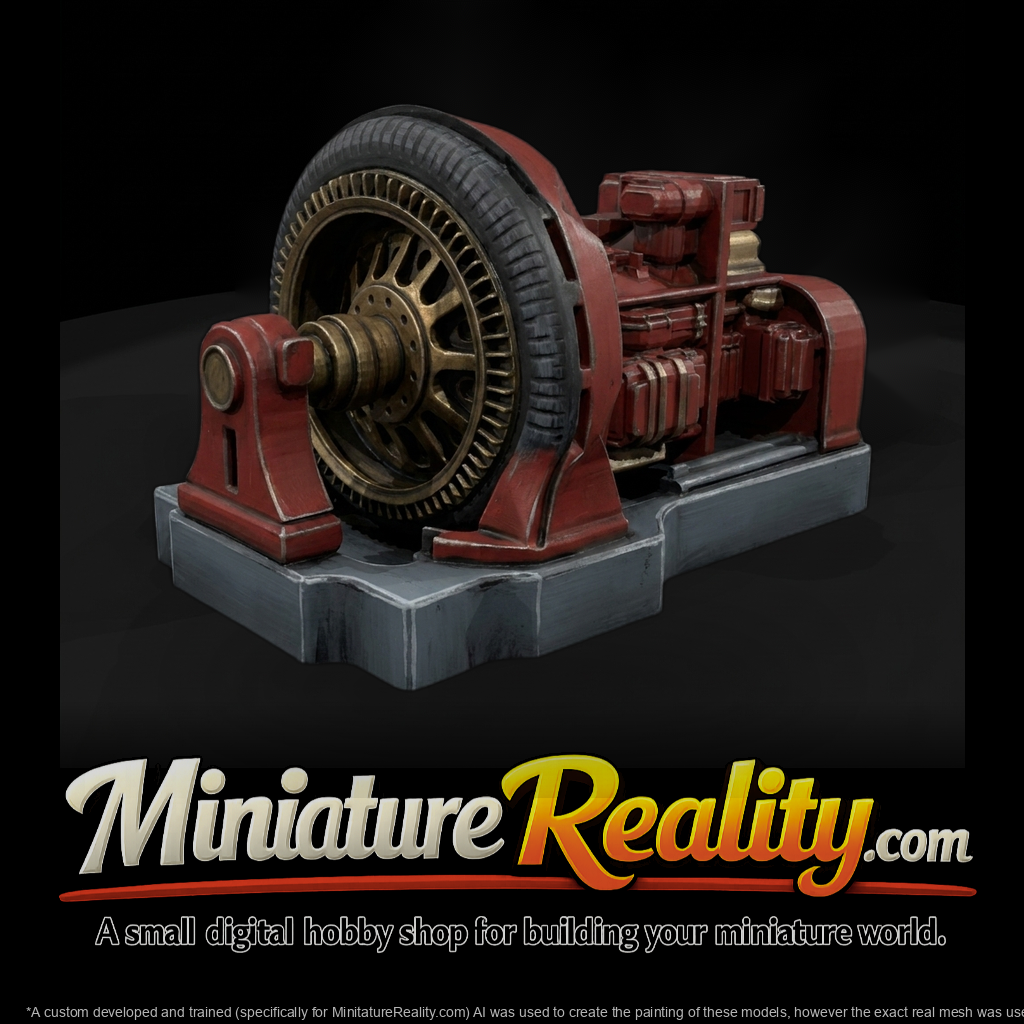 Industrial turbine generator prop