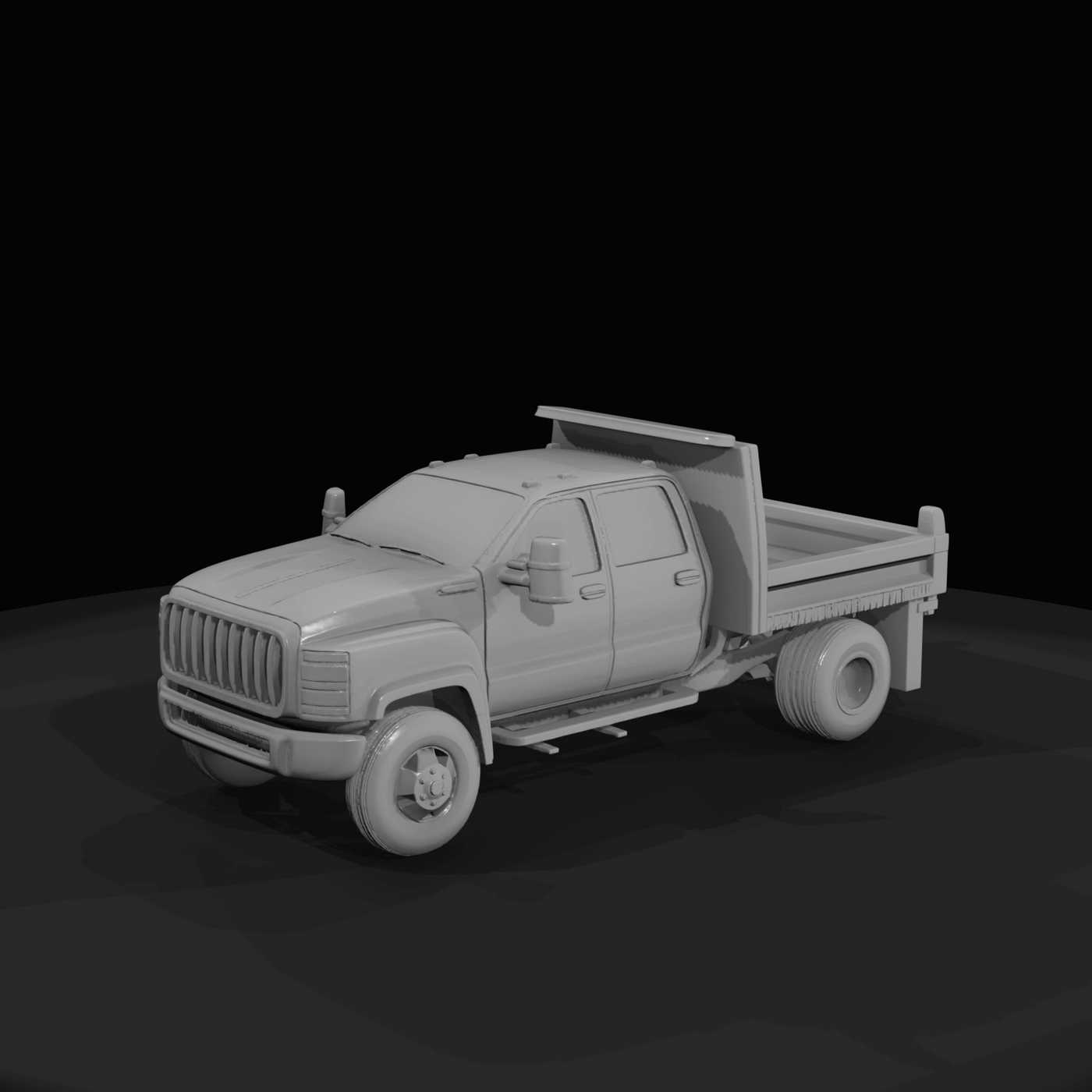 2018 International CV Crewcab Landscape Dump