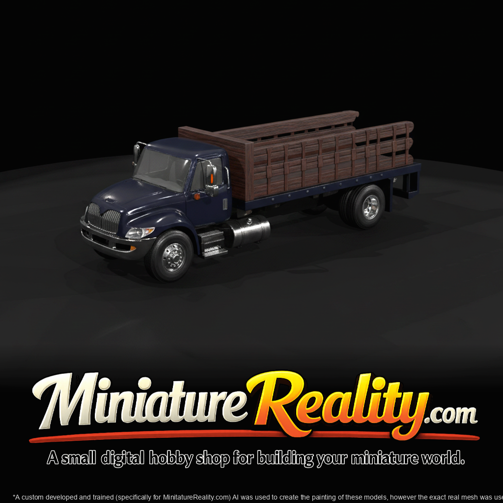 International Durastar Flatbed Truck 2axle - 2002 (2000s)
