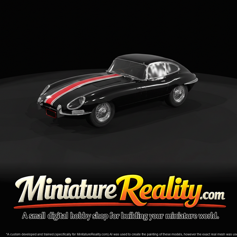Jaguar E Type Coupe - 1961 (estimated)