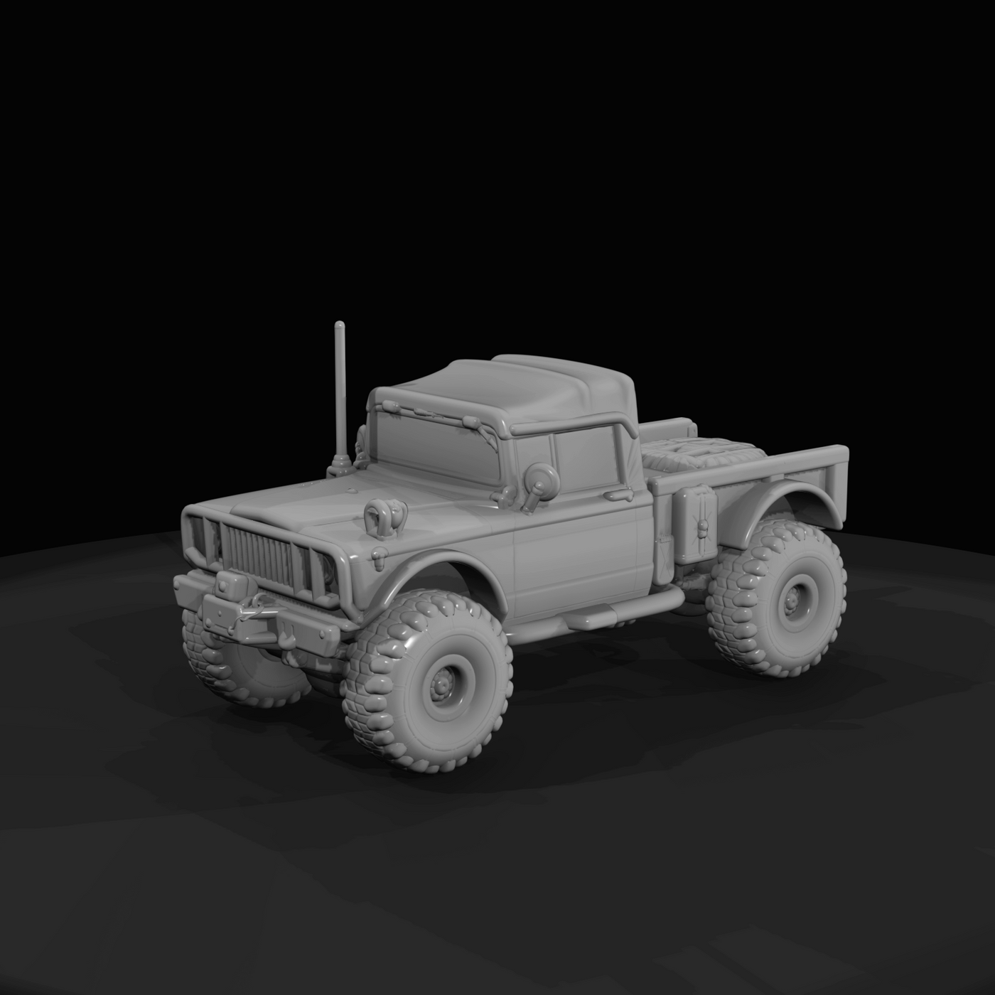 Jeep Kaiser M715 Olive Drab Ogre - 1967 (estimated)