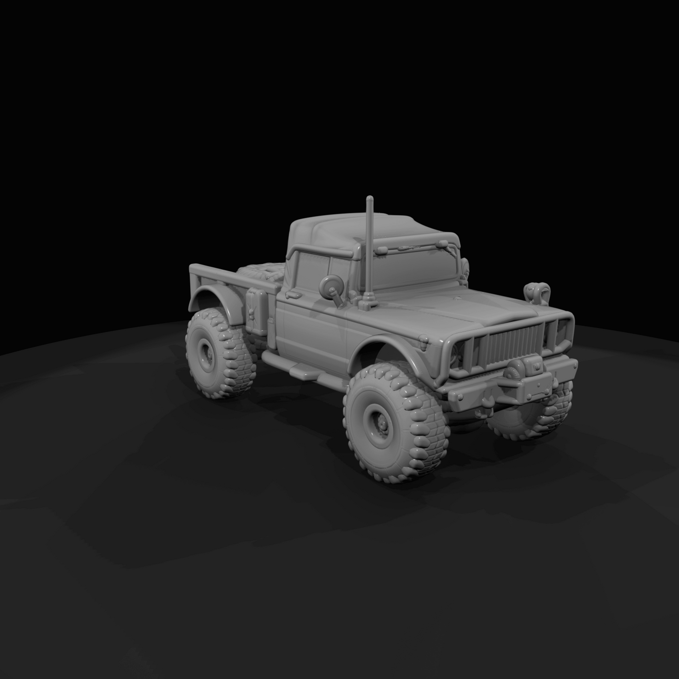 Jeep Kaiser M715 Olive Drab Ogre - 1967 (estimated)